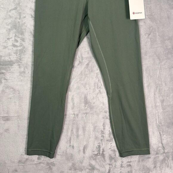 NWT New Lululemon Green Align HR Crop 23” Leggings Size 6 - Picture 5 of 8